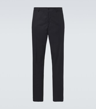 Cotton-blend straight pants | Moncler