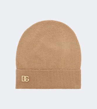 DG embellished virgin wool beanie | Dolce&Gabbana
