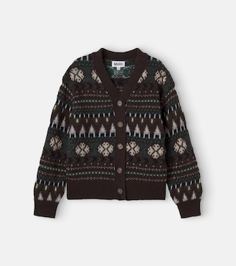 Bertel Fair Isle wool cardigan | Molo