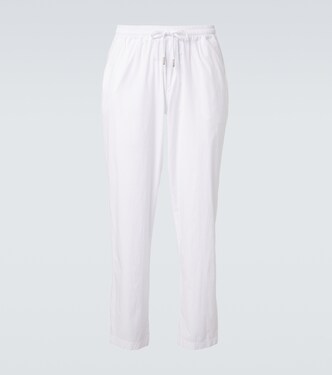Cotton-blend straight pants | Fedeli