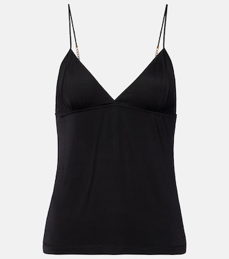 Cassandre chain-detail jersey camisole | Saint Laurent