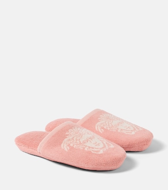 Medusa jacquard terry slippers | Versace Home