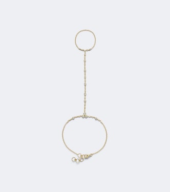 Infinity 18kt gold bracelet with diamonds | Shay Jewelry