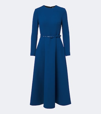 Capucine belted wool crêpe midi dress | Emilia Wickstead