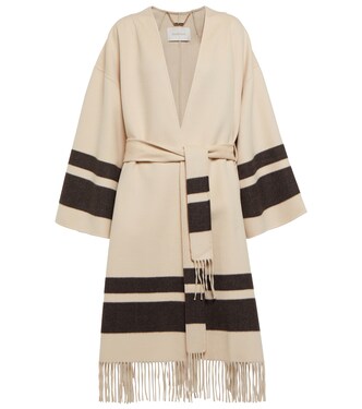 Striped wool coat | Zimmermann
