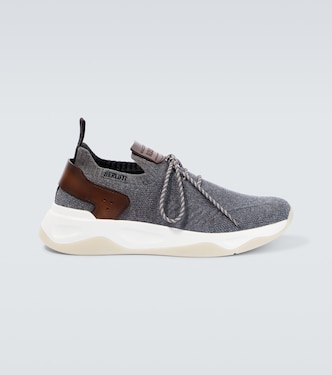 Sneakers Shadow aus Kaschmir | Berluti