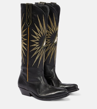 Bottes santiags Wish Star en cuir | Golden Goose