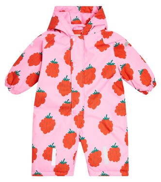 Baby Raspberries padded snowsuit  | Tinycottons