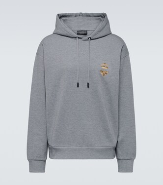 Embroidered jersey hoodie | Dolce&Gabbana