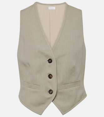 Single-breasted vest | Brunello Cucinelli