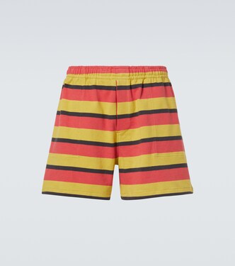 Rec striped cotton jersey shorts | Bode