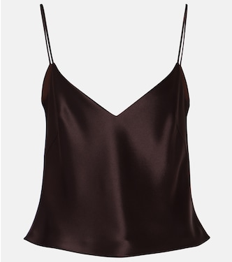 Ischia satin camisole | Galvan