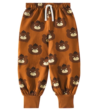Bears cotton-blend sweatpants | Tinycottons