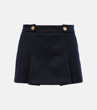Pleated wool and cashmere miniskirt | Tom Ford
