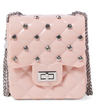 Embellished PVC shoulder bag | Monnalisa