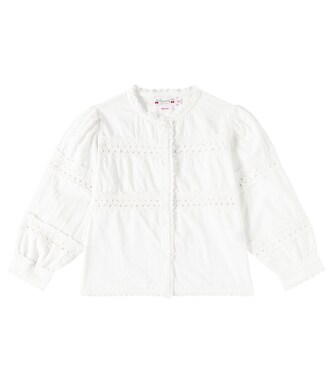 Elyah embroidered cotton blouse | Bonpoint