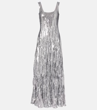 Sequined silk-blend gown | Marmar Halim