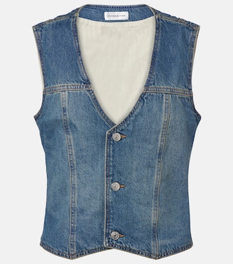 Denim vest | Victoria Beckham