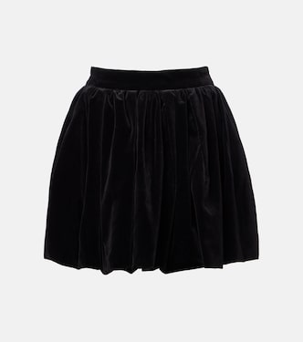 Cotton velvet miniskirt | Patou