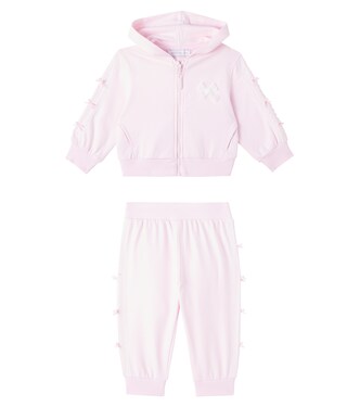 Baby jersey sweatshirt and sweatpants set  | Monnalisa
