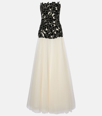 Alessi embellished tulle gown | Costarellos
