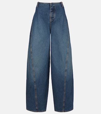 Mid-rise barrel-leg jeans | Alaïa