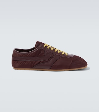 Leather-trimmed sneakers | Dries Van Noten
