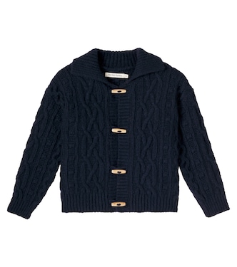 Maria cable-knit wool-blend cardigan | The New Society