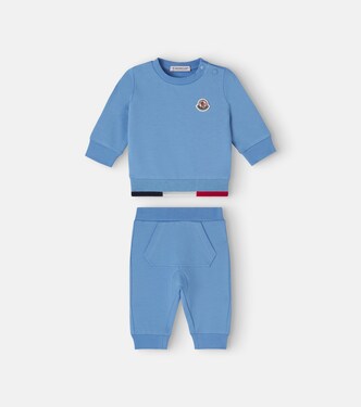 Baby fleece sweatshirt and sweatpants set | Moncler Enfant