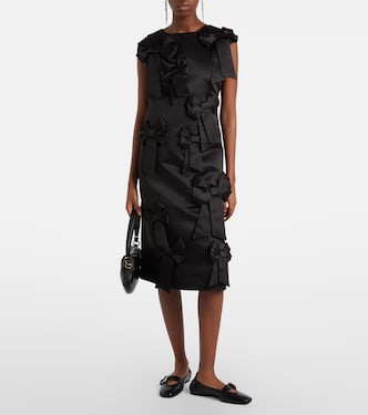 ganni sanders satin dress Ganni Satin Long Dress