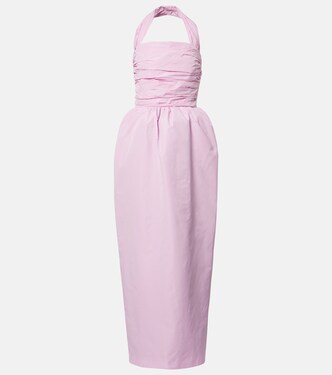 Gathered halterneck gown | Patou