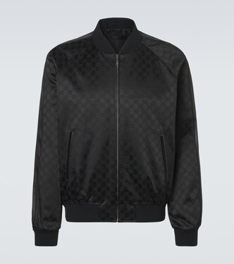 GG cotton-blend satin jacket | Gucci