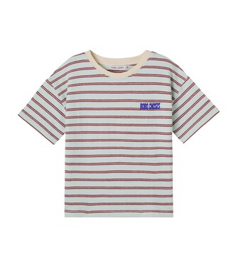 Striped cotton jersey T-shirt | Bobo Choses