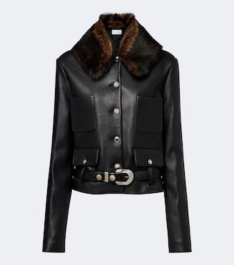 Simons 레더 재킷 | Altuzarra