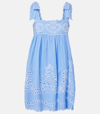 Robe en coton à broderies anglaises | Juliet Dunn