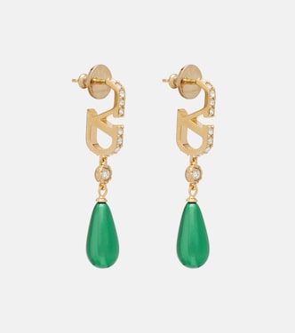 Ohrringe VLogo mit Swarovski®-Kristallen | Valentino