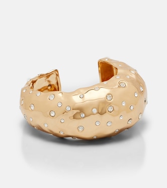 Crystal-embellished cuff bracelet | Self-Portrait