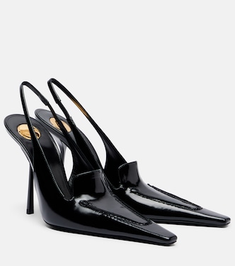 Voltaire patent leather slingback pumps | Saint Laurent