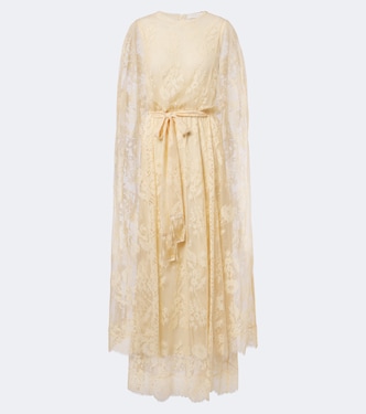 Valiant caped lace maxi dress | Zimmermann
