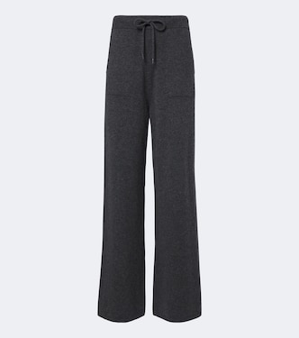 Pantaloni a gamba larga in maglia di cashmere | Max Mara