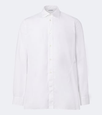 Cotton poplin shirt | Jil Sander