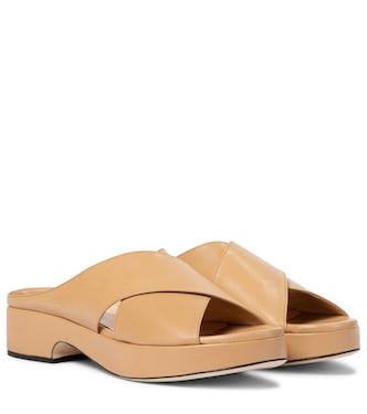 Iggy leather platform sandals | By Far