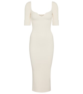 Leana ribbed-knit midi dress | Khaite