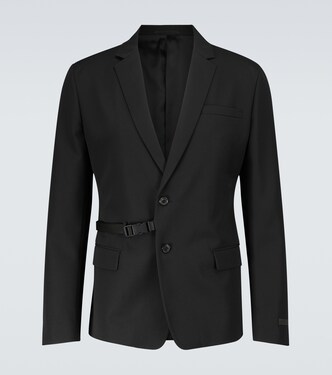 Buckled wool blazer | Prada