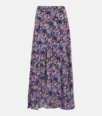 Sakura floral silk-blend maxi skirt | Isabel Marant
