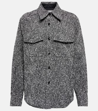 Bouclé utility shirt | Victoria Beckham