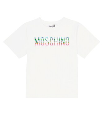 Printed cotton-blend T-shirt | Moschino Kids