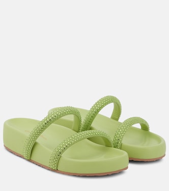 Croisette embellished leather sandals | Gianvito Rossi