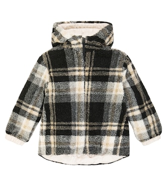 Checked fleece jacket | Il Gufo