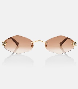 Panthère de Cartier geometric sunglasses | Cartier Eyewear Collection